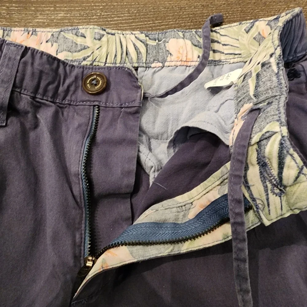 Chubbies True Blues Pants Men S Twill Floral Cuff Tropical Cuff Preppy Coastal - Picture 7 of 16